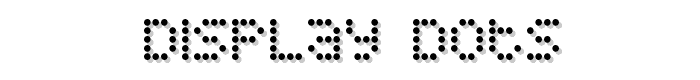 Display Dots font